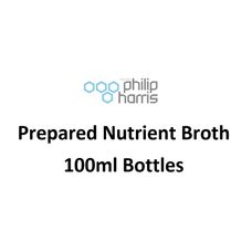 Prepared Nutrient Broth: 100ml Bottle - Pack of 2